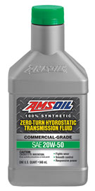  20W-50 Synthetic
Hydrostatic Transmission Fluid (AHF)