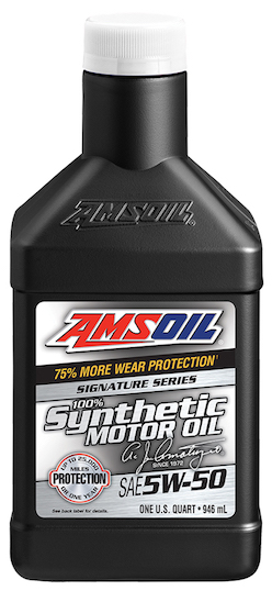  SAE 5W-50 Signature Series 100% Synthetic
Motor Oil (AMR)